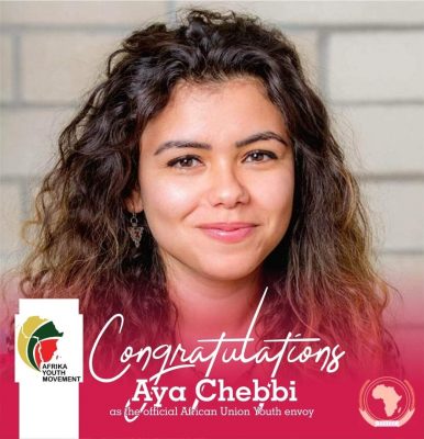 Article : Aya Chebbi, la première envoyée spéciale de l’Union Africaine pour la jeunesse, est une blogueuse